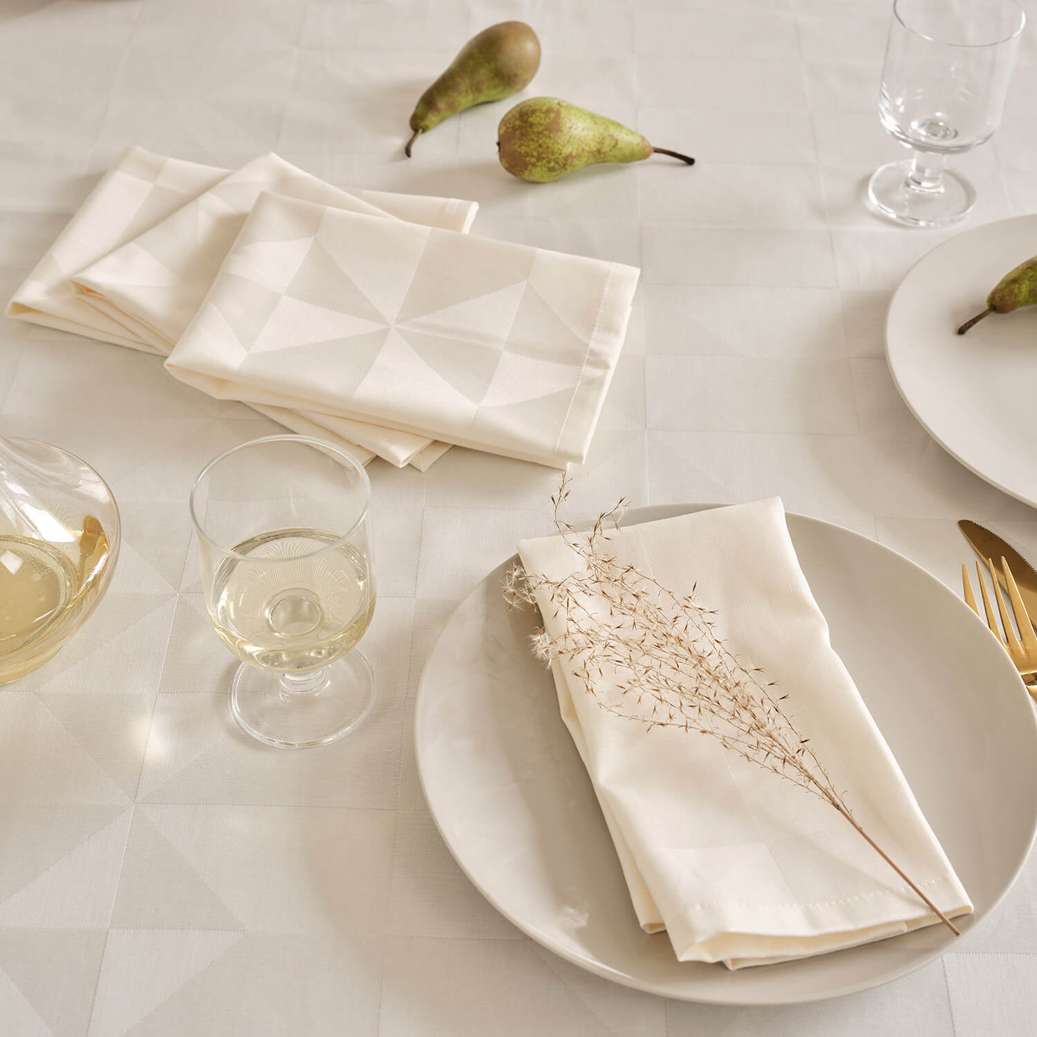 Compliments Stofserviet Wind, Creme