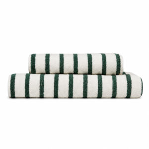 everyday Stripe, nordisk grøn - håndkæde fra høie