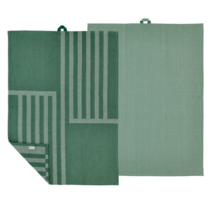 Södahl Viskestykker Reflections, Pine Green, 2-pak