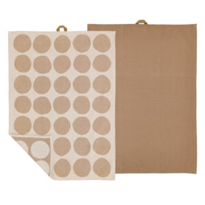 Södahl Viskestykker Bubbles, Warm Taupe, 2-pak