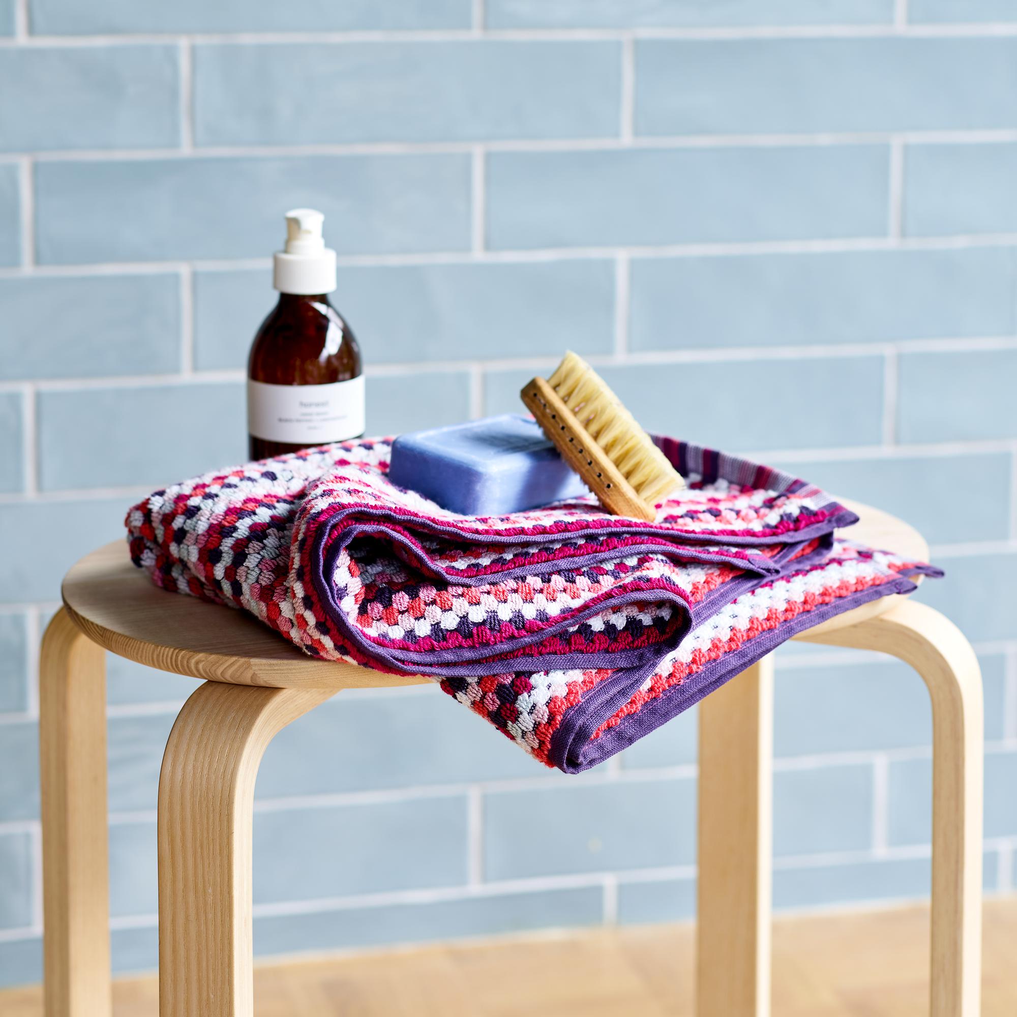 Christy Håndklæde Carnaby Stripe, Berry - Billede 3