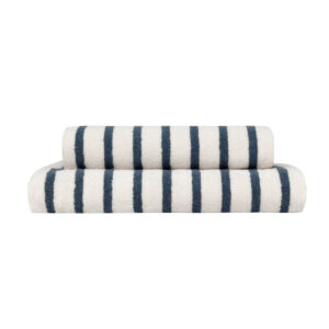Everyday Stripe Håndklæder fra Høie med blå striber.