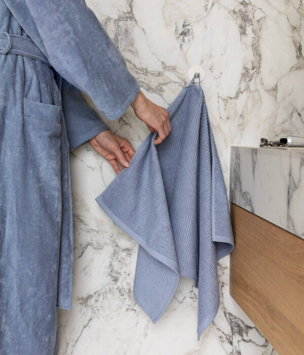 Høie Håndklæder Moment, Denim Blå