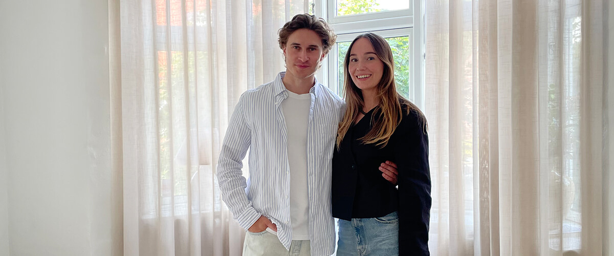 Mathilde og Alexander - gardiner til hus