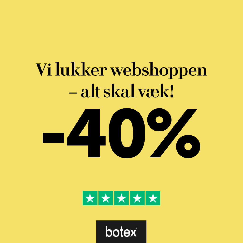 webshop lukker - spar 40% 